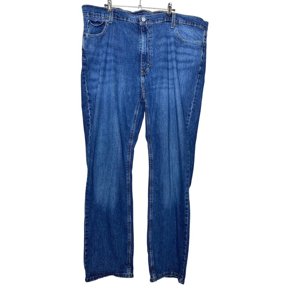 Levi’s 541 Athletic Taper Straight Stretch Jeans Dark Blue Denim Mens 32x34